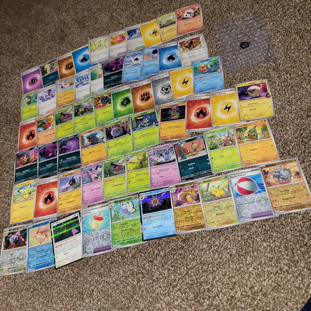 Pokemon Trading 60 card bulk Set #98 - Picture 3 of 9
